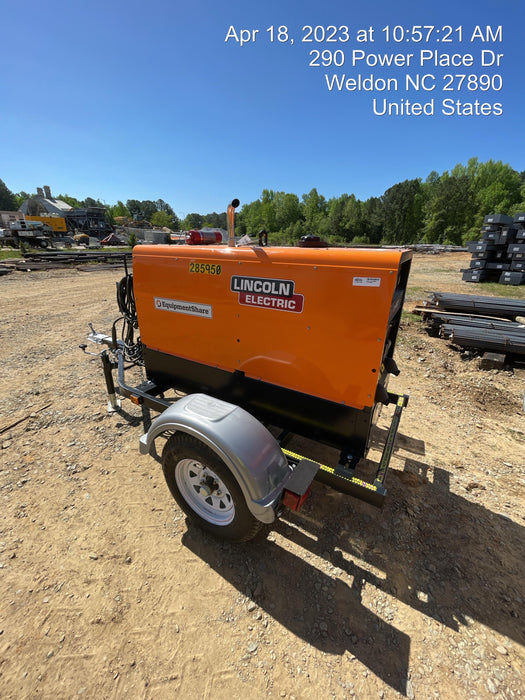 2022 Lincoln Electric LE400 Kubota V1505, Trlr, Cable Rack, Light Kit, ES Decals, T3