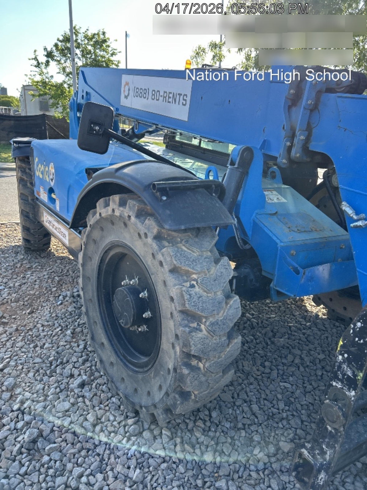 2020 Genie GTH-636 Cab/Heat/Air, Solid Tires, Work Lights, Beacon, Aux Hydraulics, Back up Alarm
