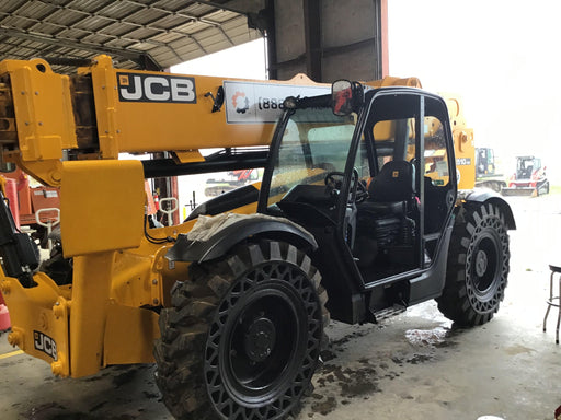 2020 JCB 510-56 Canopy, Solid Tires, Work Lights, Beacon, Aux Hydraulics, Back up Alarm, Lifting Eye, ES Decals