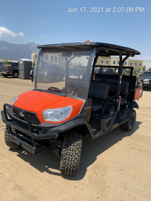 2020 Kubota RTV-X1140W-H Canopy, 4-Seater, Diesel, Windshield Acrylic Clear, Strobe Light, Backup Alarm