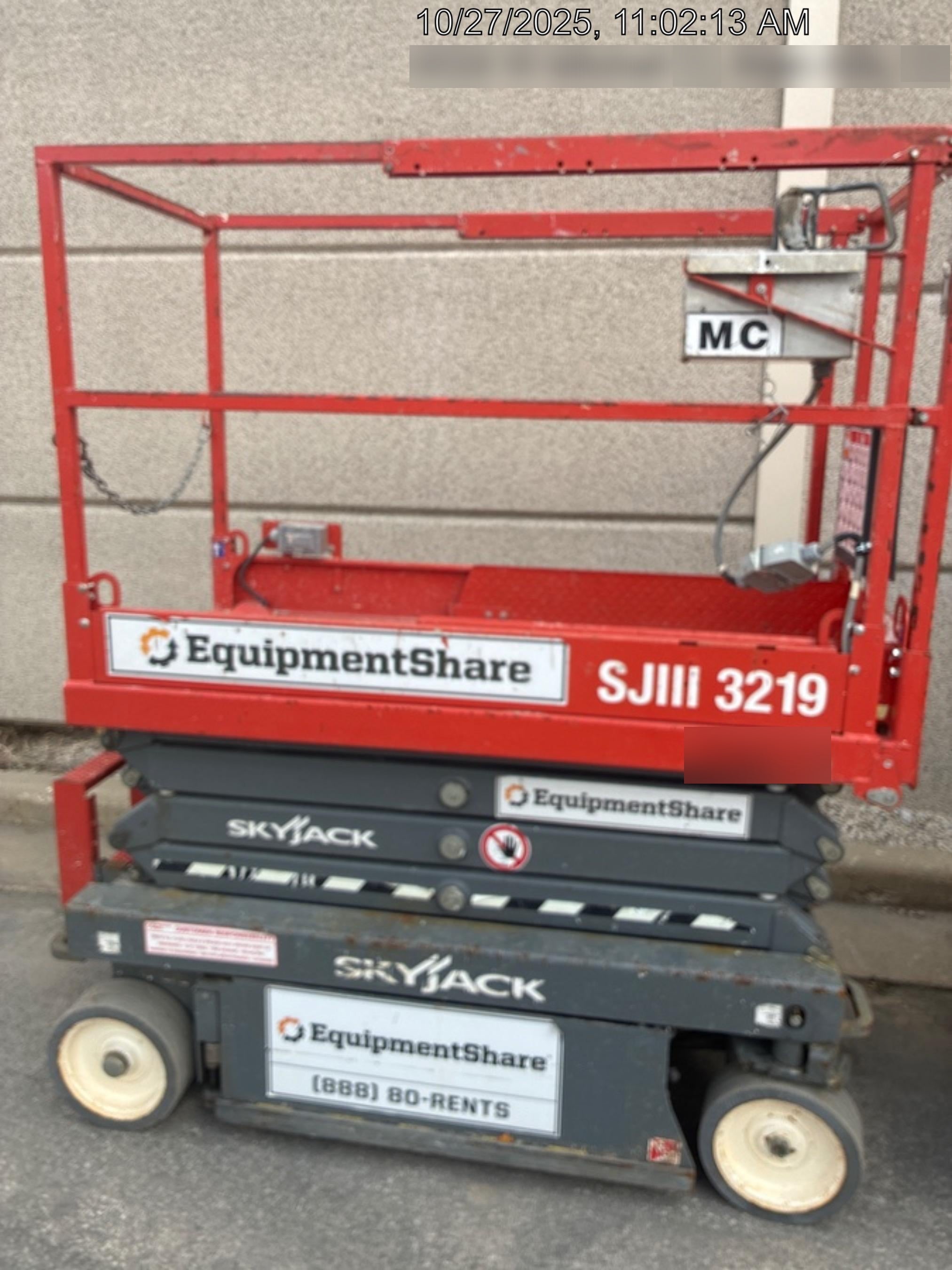 2019 Skyjack SJIII-3219 Standard w/Trojan Batteries