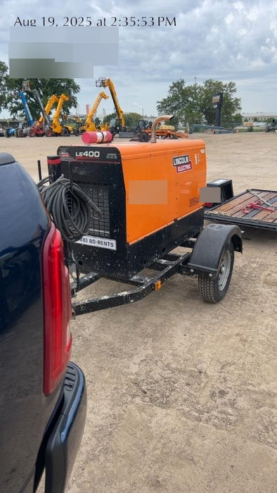 2023 Lincoln Electric LE400 Kubota V1505, Trlr, Cable Rack, Light Kit, ES Decals, T3