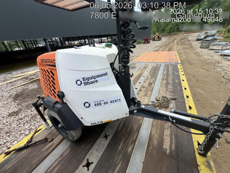 2024 Generac MLT2 Diesel, Flex Switch 120V Input, Powerzone Controller, 
(4) 320W LED Lights, 4kW Generator, 39.9 Gal Fuel Tank, 2" Ball, T3
