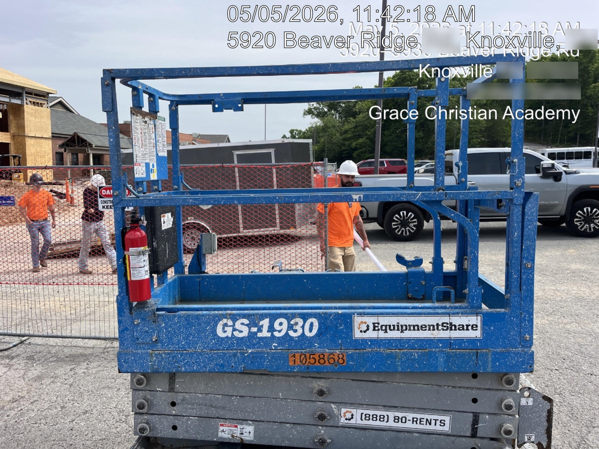 2020 Genie GS-1930 Solid Non Marking Tires, Beacon, Folding rails with half height swing gate