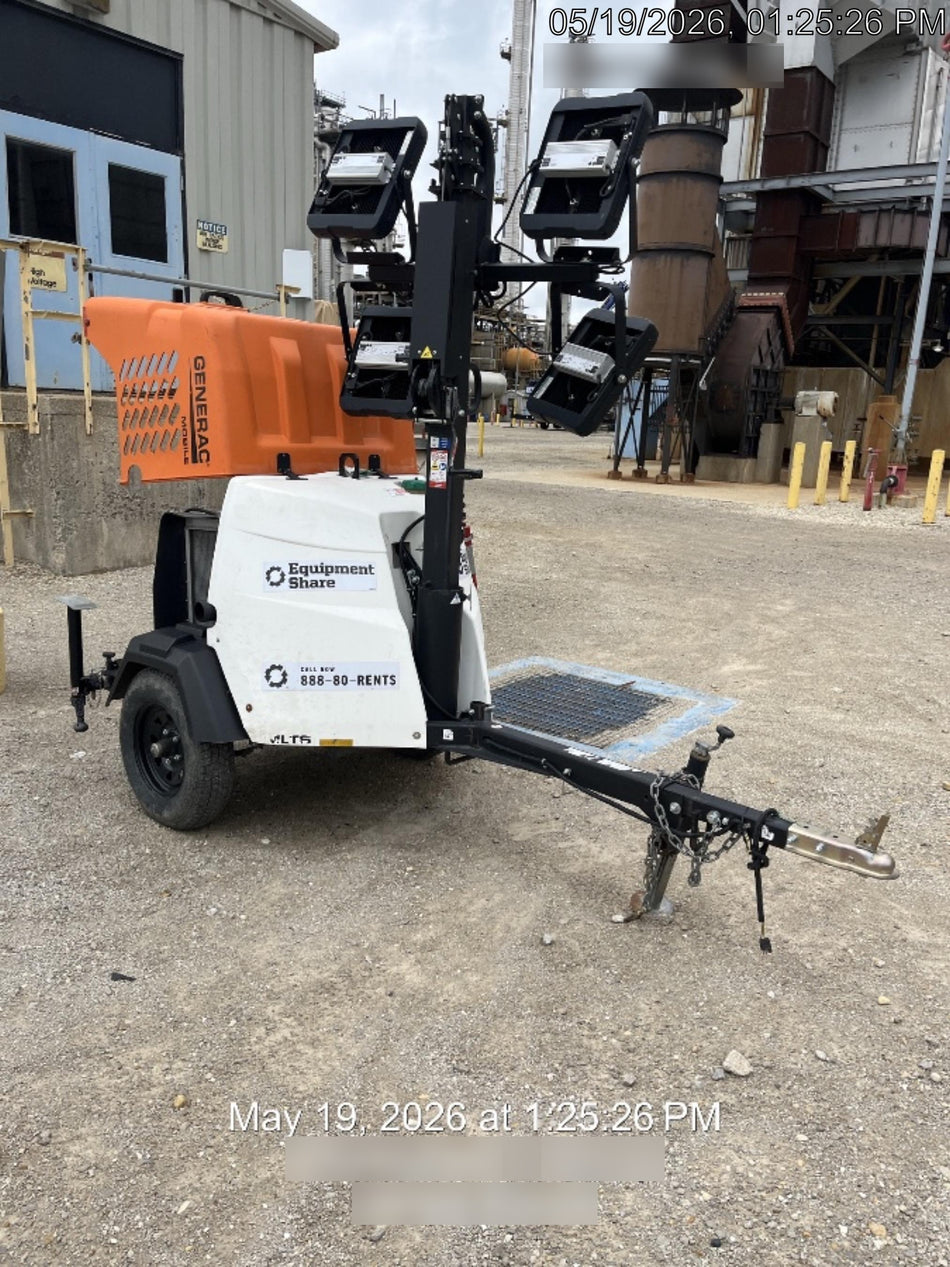 2024 Generac MLT2 Diesel, Flex Switch 120V Input, Powerzone Controller, 
(4) 320W LED Lights, 4kW Generator, 39.9 Gal Fuel Tank, 2" Ball, T3