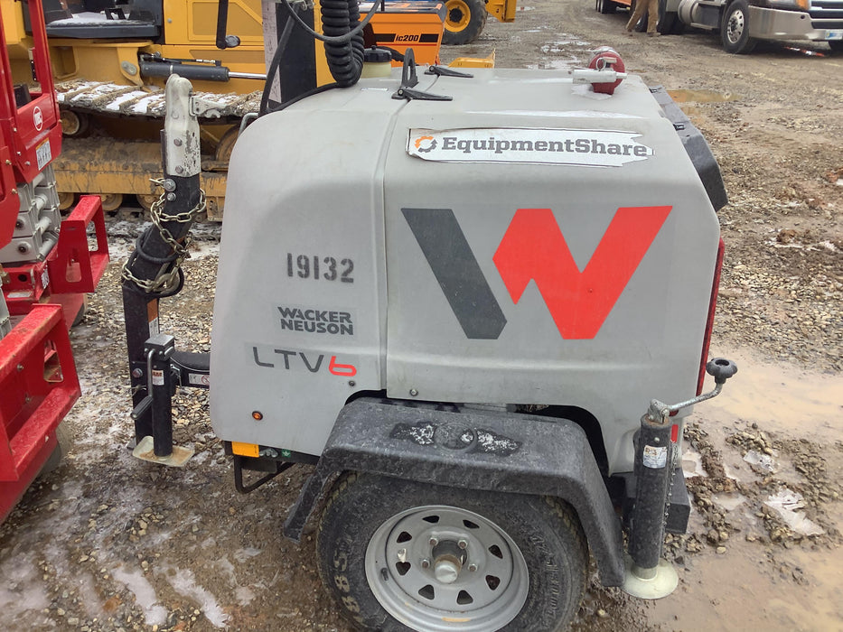 2018 Wacker Neuson LTV6L-MH Wacker Neuson LTV6L Mobile Light Tower w/Fuel Level Sensor Installed