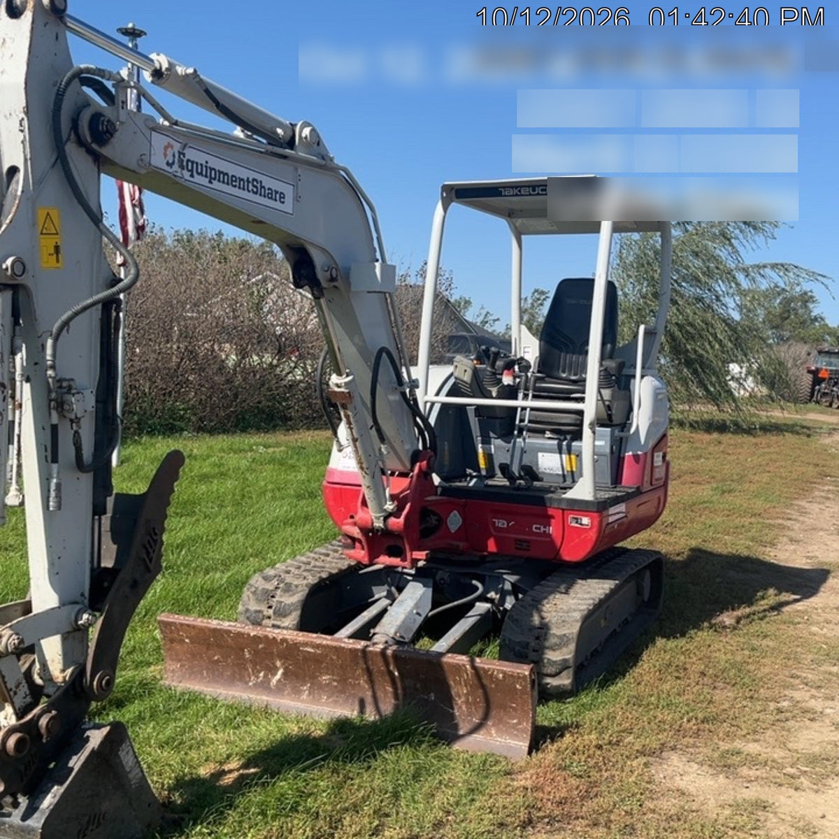 2019 TAKEUCHI TB240