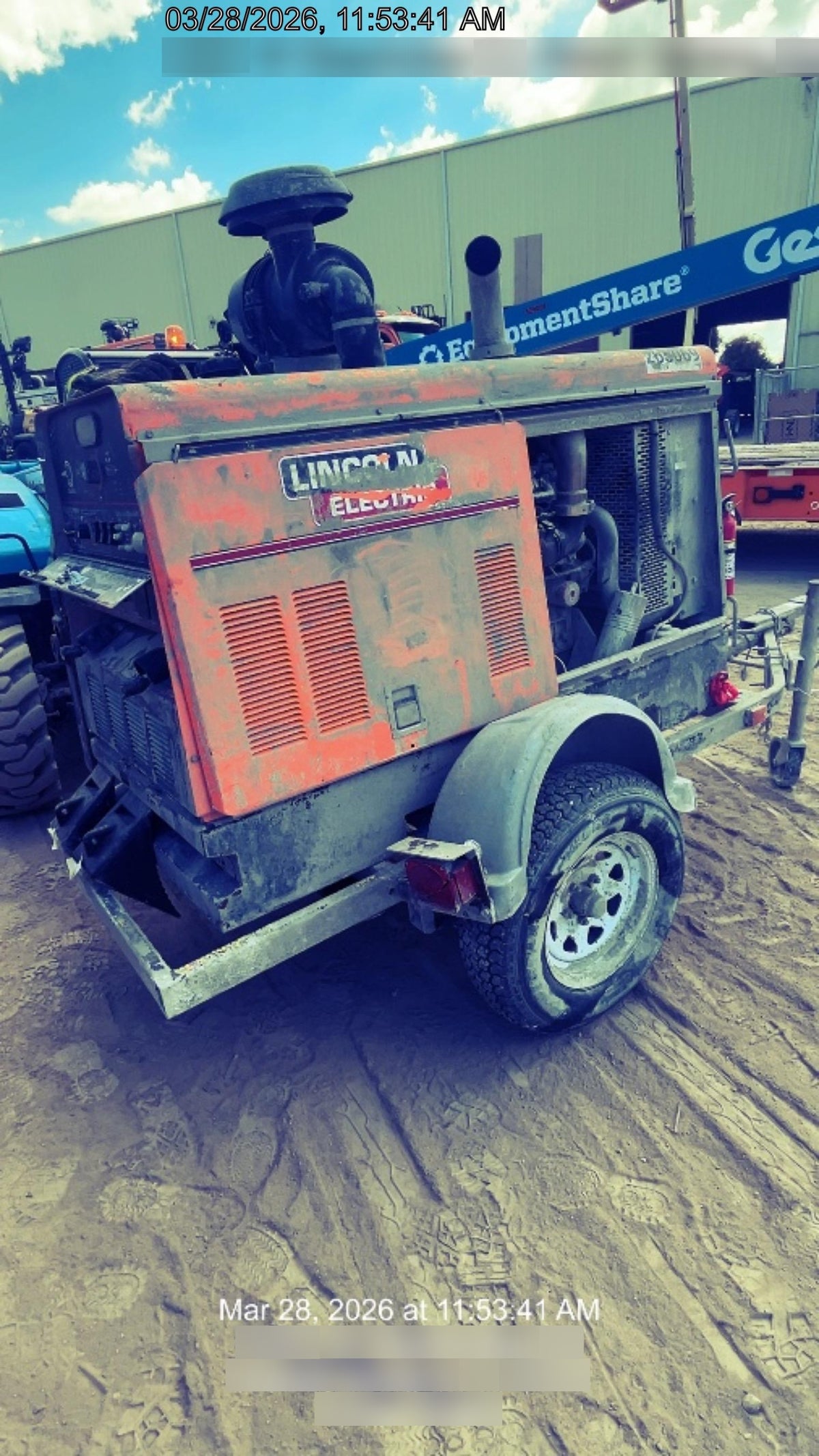 2022 Lincoln Electric Vantage 549X Crosslink Technology, Trailer Mounted, ES Decals, T3