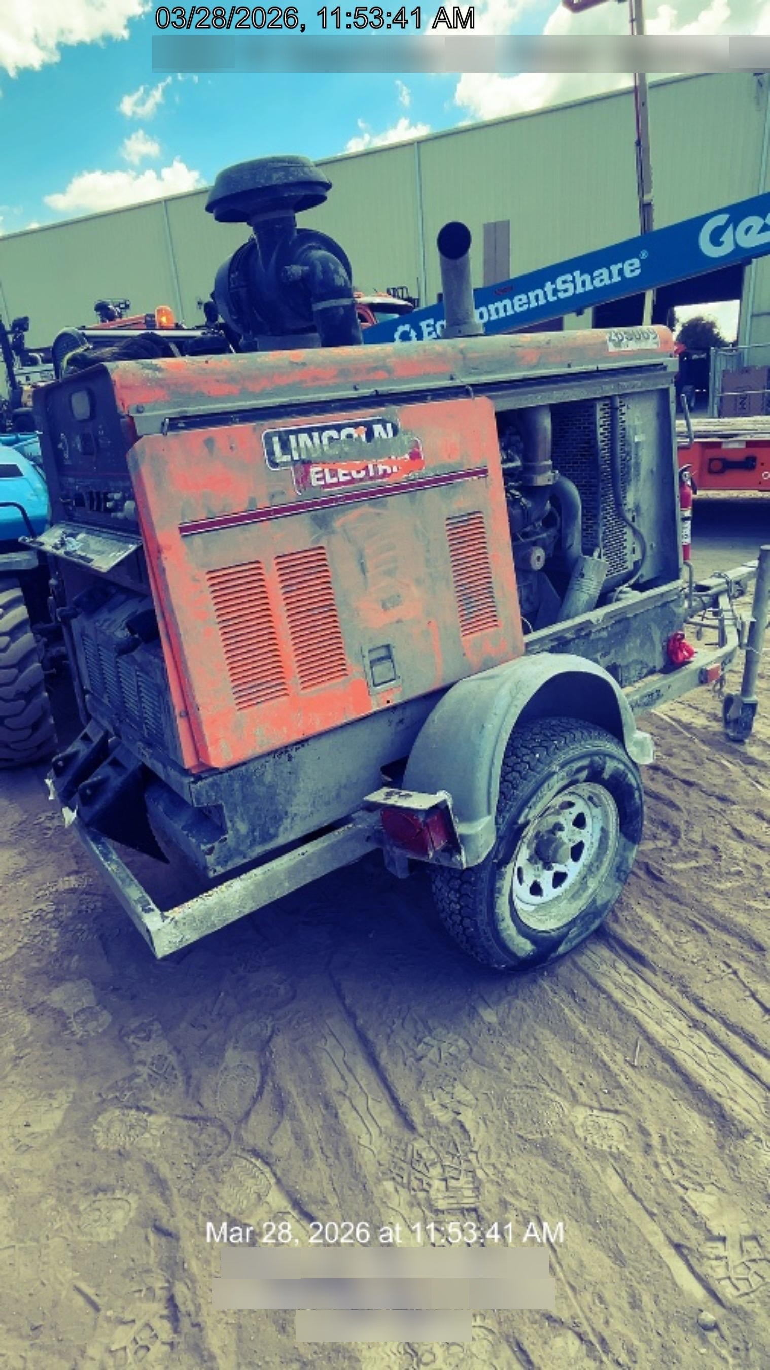 2022 Lincoln Electric Vantage 549X Crosslink Technology, Trailer Mounted, ES Decals, T3