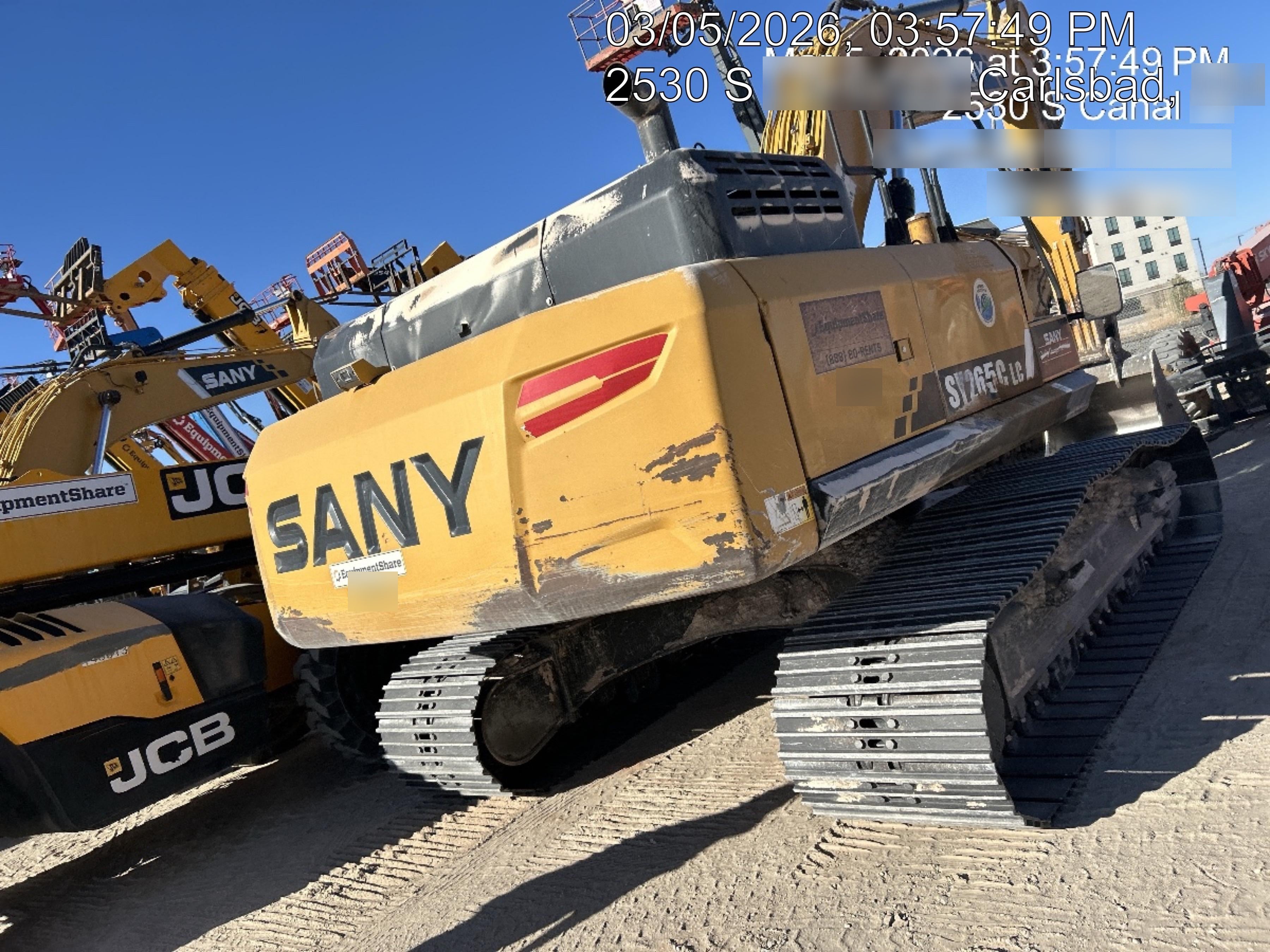 2018 SANY SY265C LC