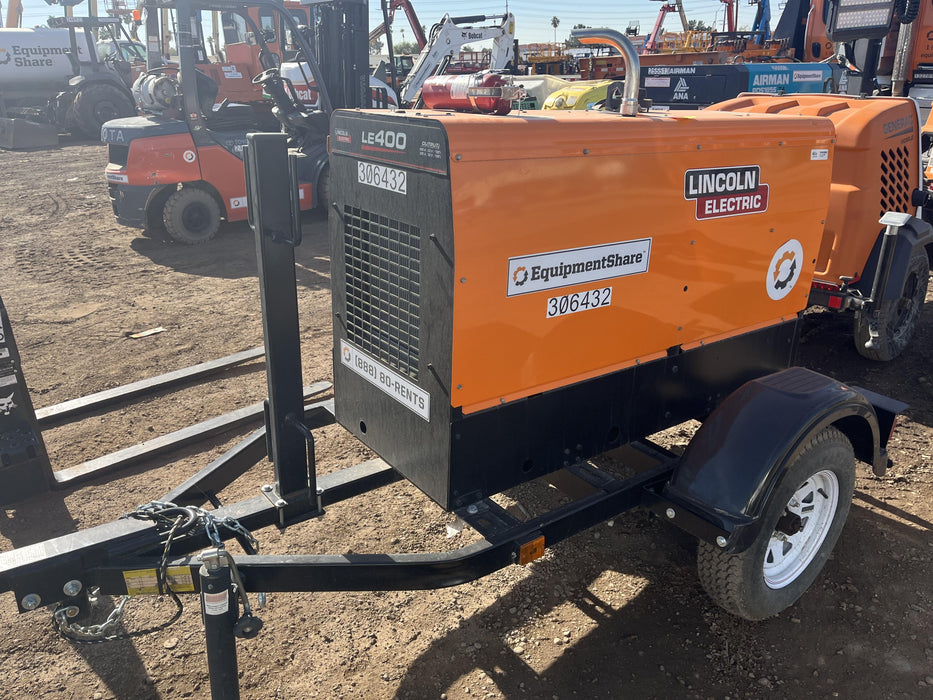 2023 Lincoln Electric LE400 Kubota V1505, Trlr, Cable Rack, Light Kit, ES Decals, T3