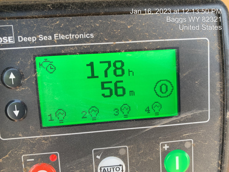 2022 Allmand NLV3GR (4) LED Light Fixture 350W, 23' Vertical Mast, 3kW Prime, Towable, ES Decals, T3