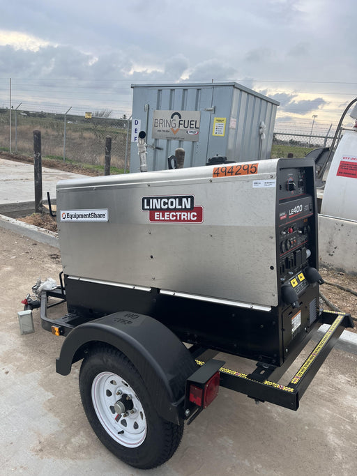 2025 Lincoln Electric LE400 Diesel, Kubota V1505, 22 HP, Trlr, Cable Rack, Light Kit, ES Decals, T3