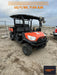2020 Kubota RTV-X1140W-H 4WD utility cart -LED strobe -Windshield tempered glass -Plastic canopy -Wire harness kit -Backup alarm