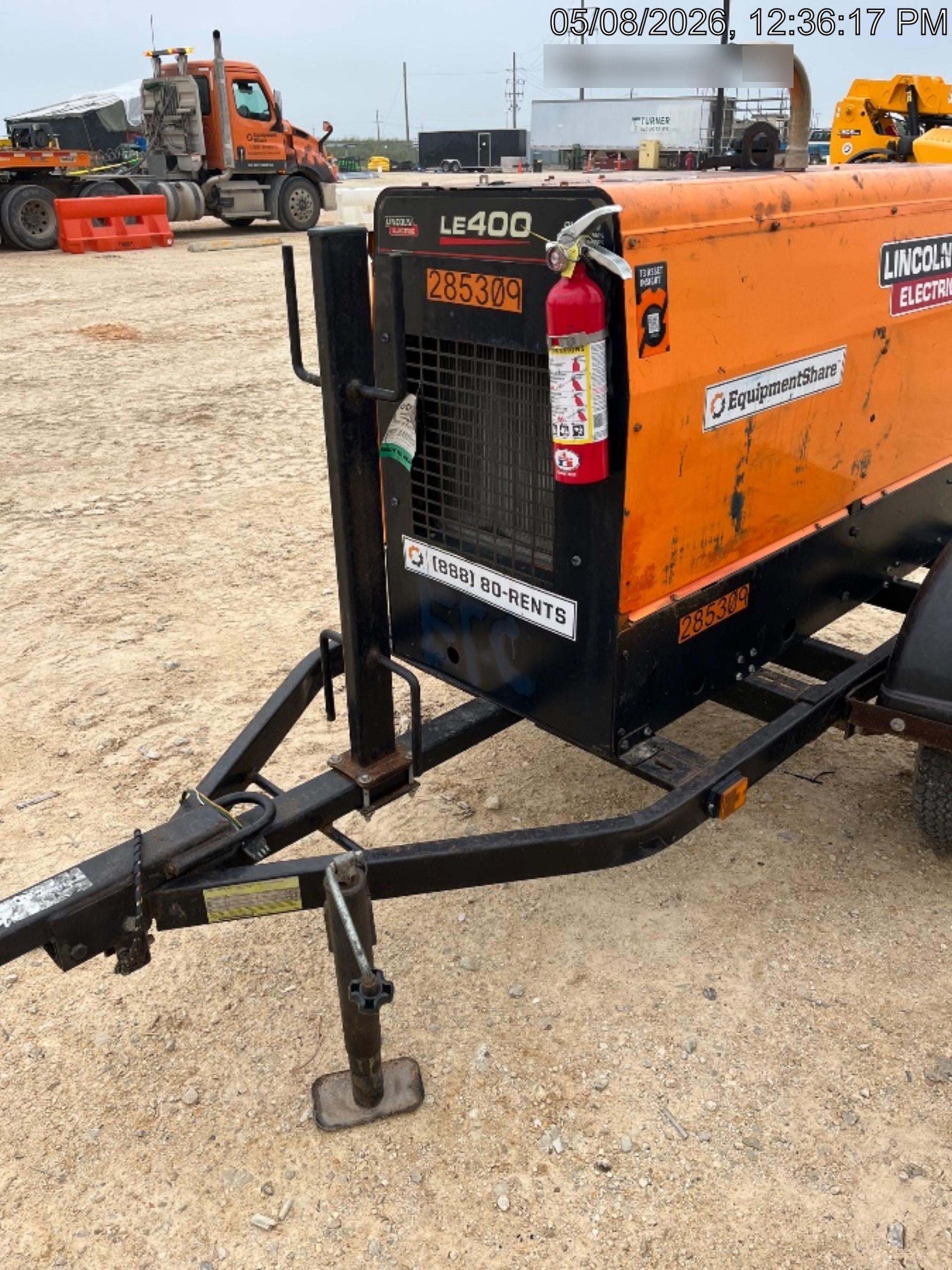 2022 Lincoln Electric LE400 Kubota V1505, Trlr, Cable Rack, Light Kit, ES Decals, T3