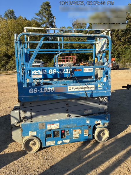 2019 Genie GS-1930 Fixed Rails with Chain Entry