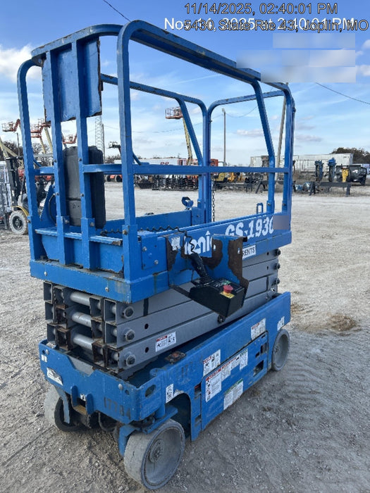 2018 Genie GS-1930 Genie GS-1930 w/Fixed Rail, Chain Entry