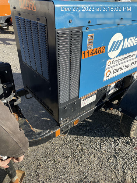 2020 Miller Electric BIG BLUE 400 Trailer Mounted Welder