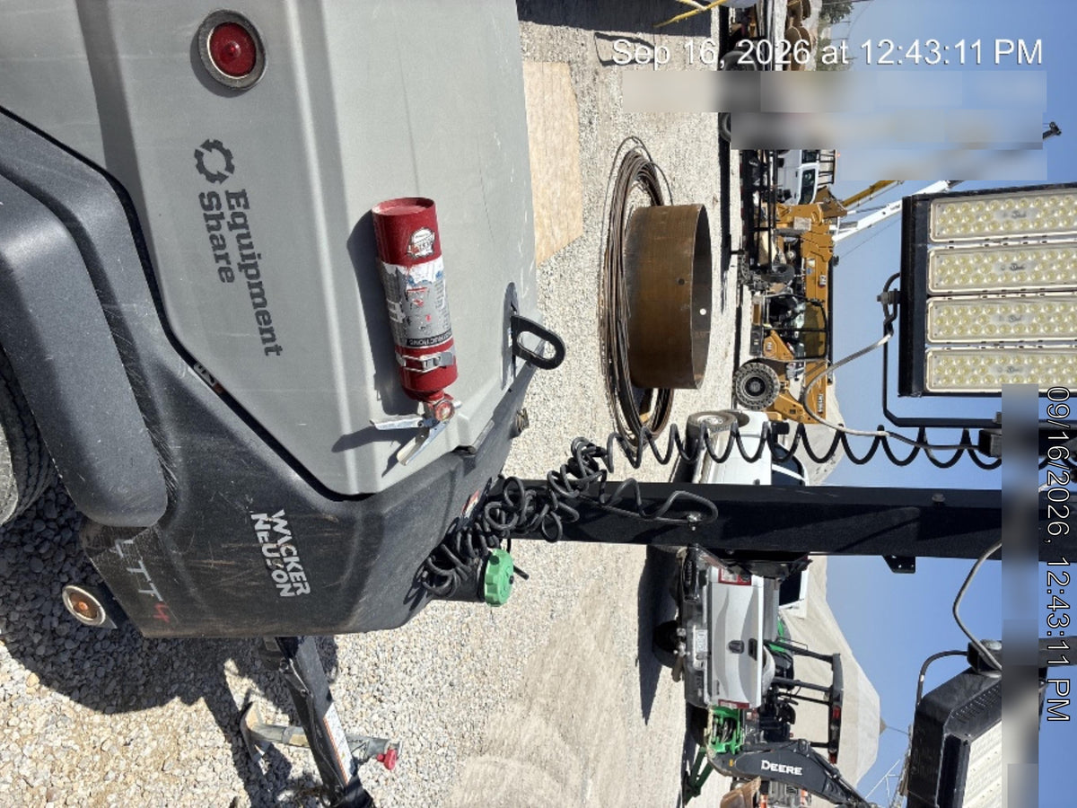 2024 Wacker Neuson LTT4 Diesel, Kohler KDW702, Deep Sea Controller, Auto Start, LED 320W, Bypass Outlet, T3