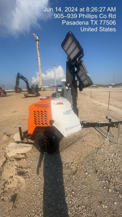 2023 Generac MLT2 Diesel, Flex Switch 120V Input, Powerzone Controller, 
(4) 320W LED Lights, 4kW Generator, 39.9 Gal Fuel Tank, 2" Ball, T3