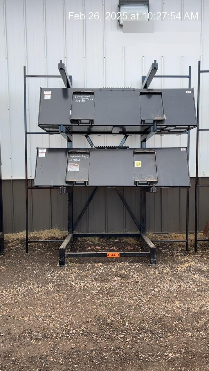 2024 FLUID POWER SUPPORT Four Bucket Rack
