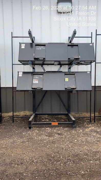 2024 FLUID POWER SUPPORT Four Bucket Rack