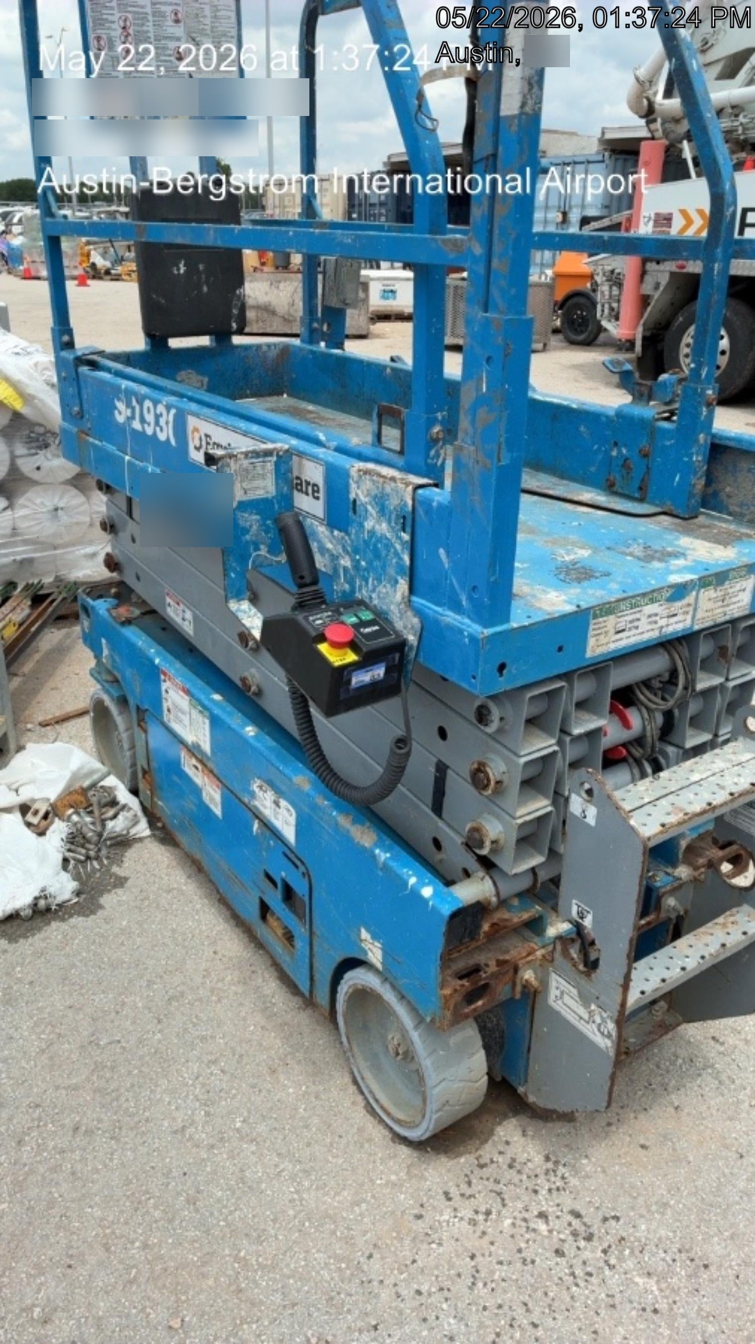 2019 Genie GS-1930 Fixed Rails with Chain Entry
