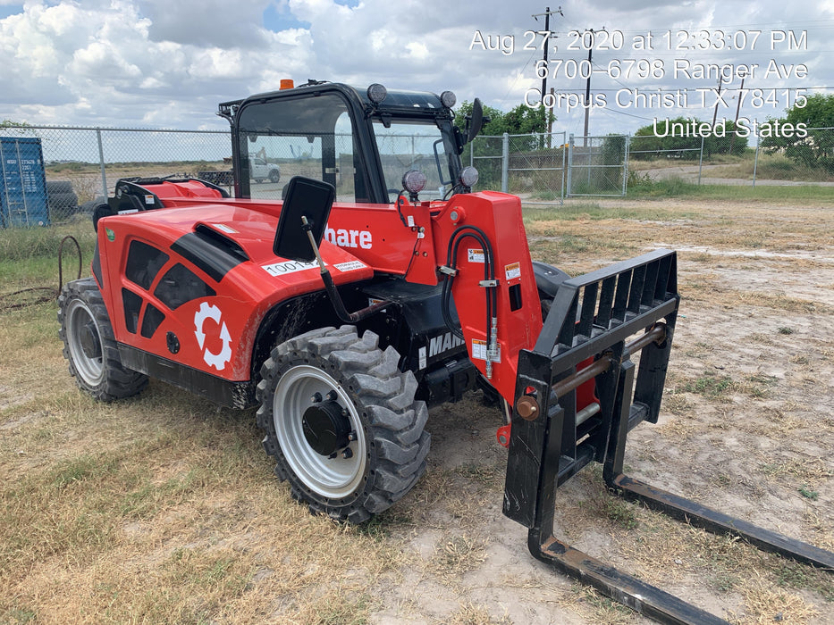 2020 Manitou MTA5519 Cab/Heat/Air, Solid Tires, Work Lights, Beacon, Aux Hydraulics, Back up Alarm, Mirrors, ES Keypad