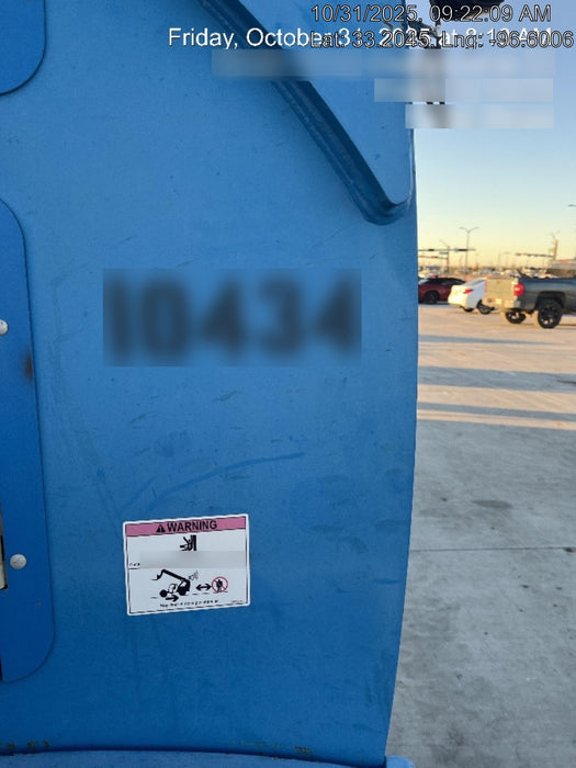 2018 Genie GTH-1056 Genie GTH-1056 w/Open ROPS, Solid Tires, Work Light/Beacon, 60" Carriage and Forks