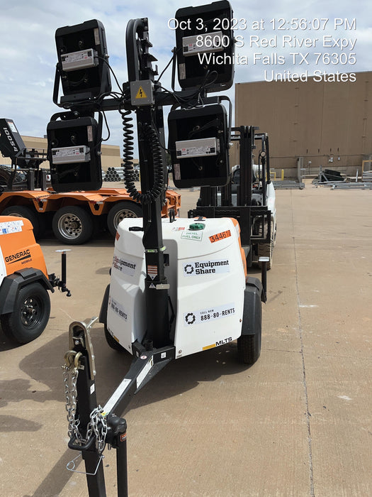 2023 Generac MLT2 Diesel, Flex Switch 120V Input, Powerzone Controller, (4) 320W LED Lights, 4kW Generator, 39.9 Gal Fuel Tank, 2" Ball, T3