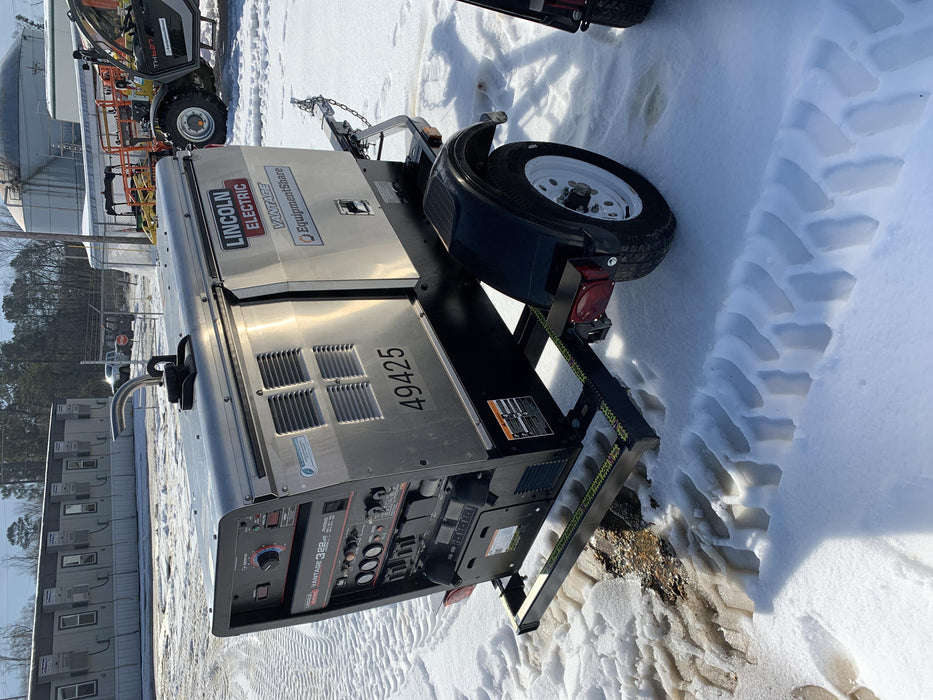 2019 Lincoln Electric Vantage 322 Ready-Pak 3, Two Wheel Trailer, Fender and Light Kit, Cable Rack