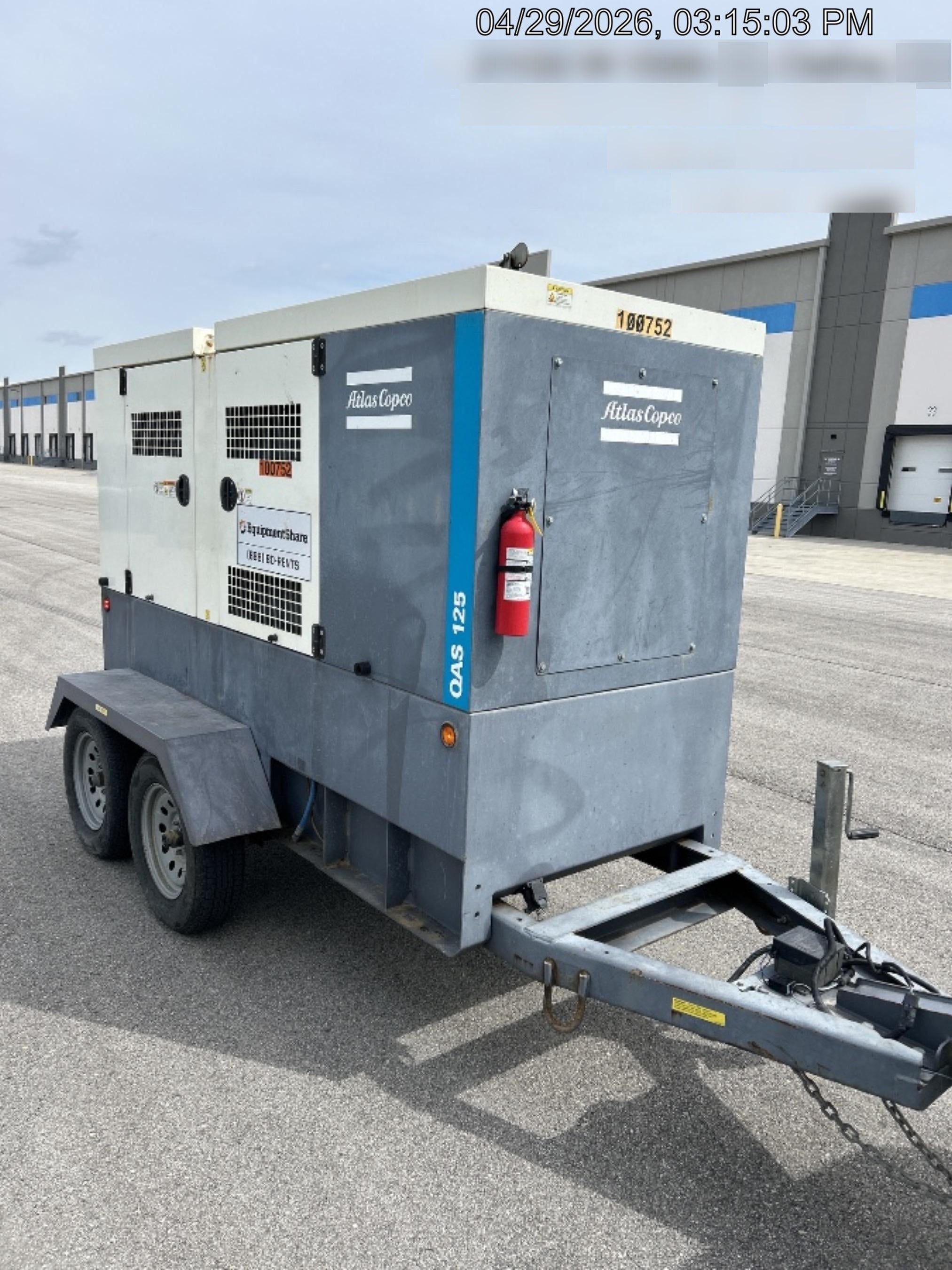 2020 ATLAS COPCO QAS 125