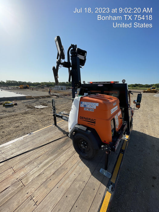 2023 Generac MLT2 Diesel, Flex Switch 120V Input, Powerzone Controller, (4) 320W LED Lights, 4kW Generator, 39.9 Gal Fuel Tank, 2" Ball, T3