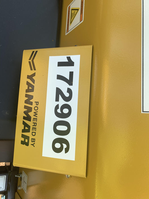 Allmand NLV3GR (4) LED Light Fixture 350W, 23' Vertical Mast, 3kW Prime, Towable, Deep Sea L401, Leveling Jacks, Yanmar T4F 5.8hp