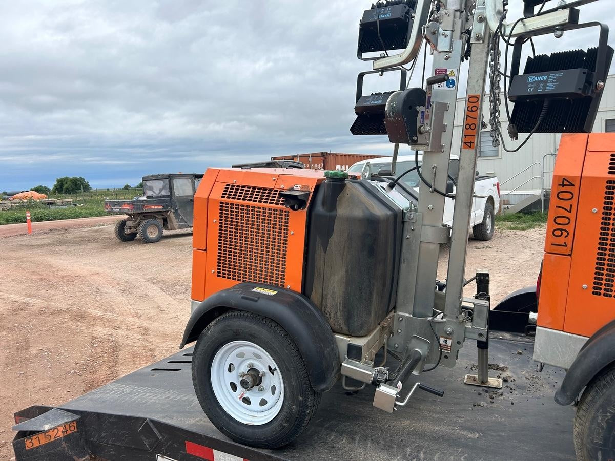 2024 Wanco WLTT-4MM4K Diesel, Deep Sea Controller, Shore Power Plug, Auto Start, (4) 350W LED Floodlights, 4kW Generator, 60 Gal Fuel Tank, 2" Ball, T3