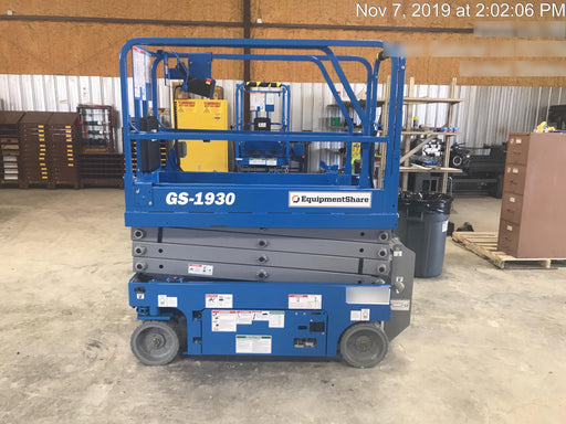 2019 Genie GS-1930 Fixed Rails with Chain Entry
