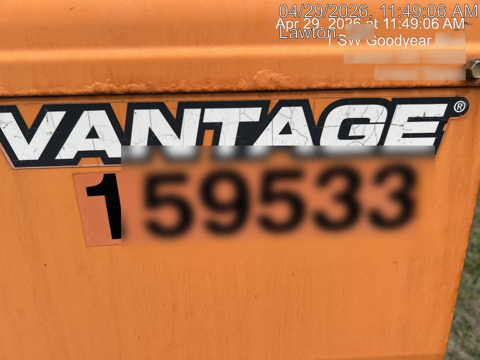 2021 Lincoln Electric Vantage 322 Vantage 322 Ready Pak 3 w/ Decals, ORANGE (includes trailer, cable rack, fender light kit) NO Telematics