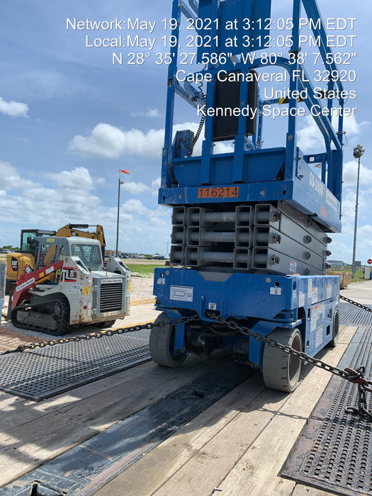 2020 Genie GS-1930 Solid Non Marking Tires, Beacon, Folding rails with half height swing gate