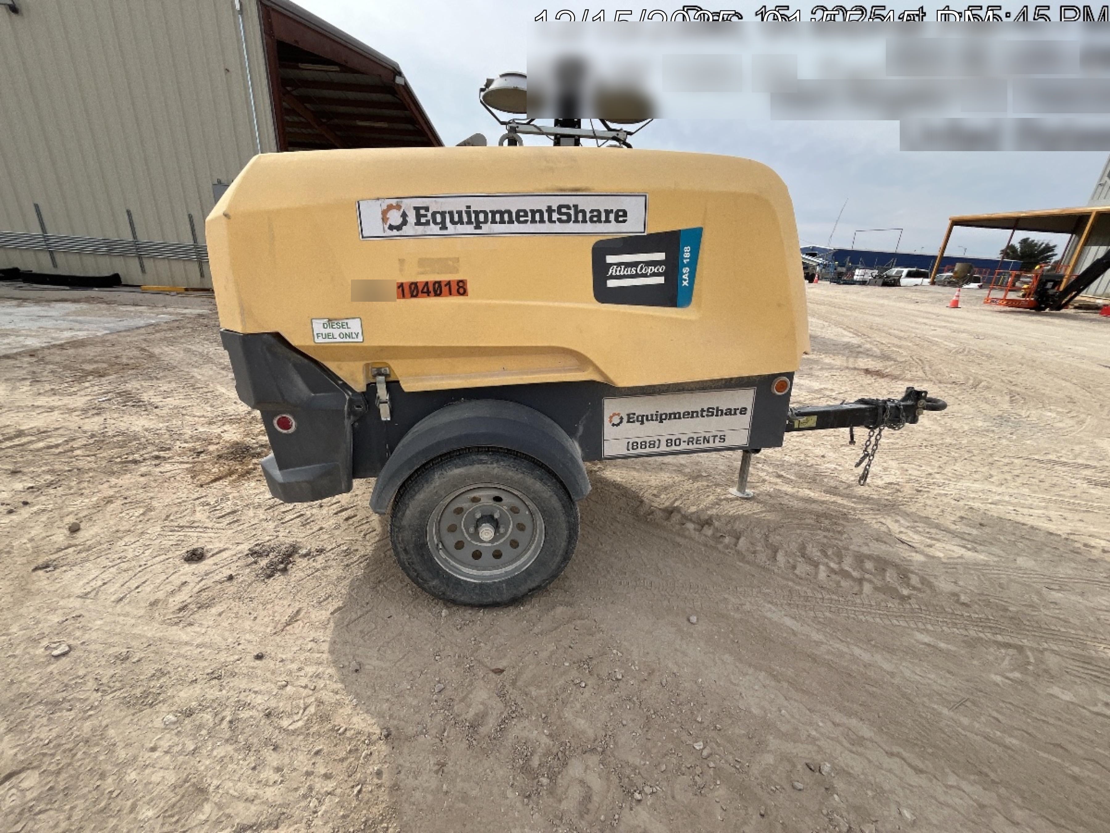 2020 ATLAS COPCO XAS188