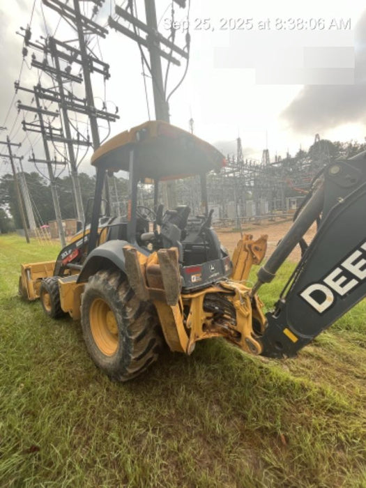 2019 John Deere 310LEP - Extendable Stick 4WD, Canopy, Extendable dipper, ISO Controls, 2 way Auxiliary Hydraulics, 4 in 1 Loader bucket w/ hook, Beacon w/ Buckets: 12”, 18”, and 24