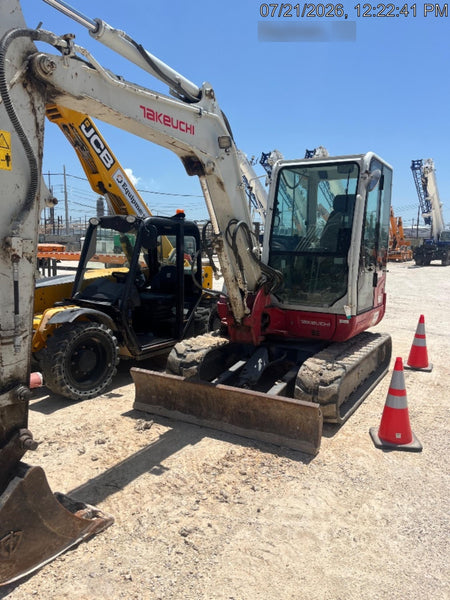 2020 Takeuchi TB250-2C Cab/Heat/Air, Rubber Tracks, Manual TAG QC