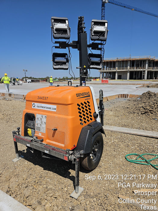 2023 Generac MLT2 Diesel, Flex Switch 120V Input, Powerzone Controller, (4) 320W LED Lights, 4kW Generator, 39.9 Gal Fuel Tank, 2" Ball, T3