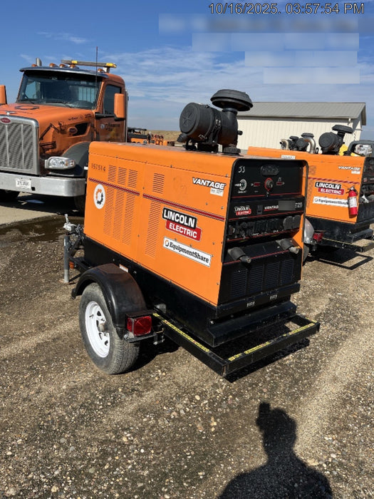 2021 Lincoln Electric Vantage 549X Ready Pak 3, ORANGE (includes trailer, cable rack, fender light kit)