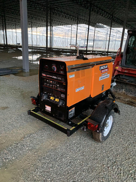 2021 Lincoln Electric Vantage 322 Vantage 322 Ready Pak 3 w/ Decals, ORANGE (includes trailer, cable rack, fender light kit) NO Telematics