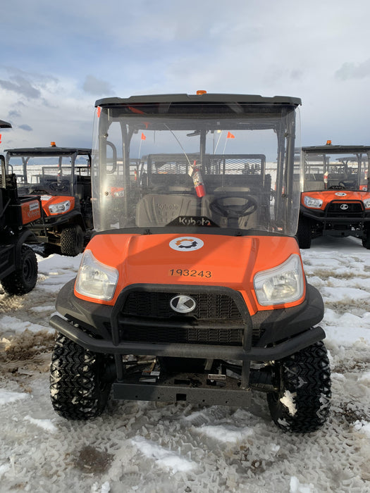 2021 Kubota RTV-X1140W-H Plastic Canopy, Windshield Acrylic Clear, LED Strobe Light, Wire Harness Kit, Back up Alarm