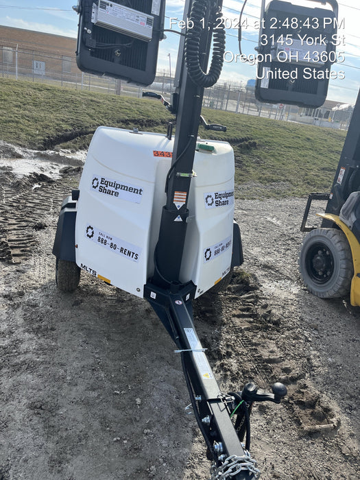 2023 Generac MLT2 Diesel, Flex Switch 120V Input, Powerzone Controller, (4) 320W LED Lights, 4kW Generator, 39.9 Gal Fuel Tank, 2" Ball, T3