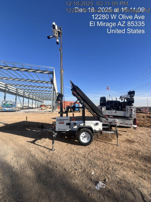 2025 NATIONAL SIGNAL Sunray Solar-Powered Mobile Integrator Tower