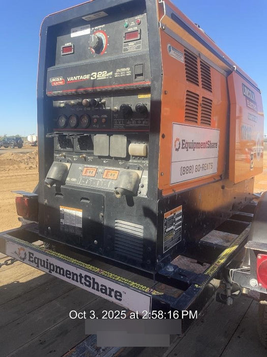 2022 Lincoln Electric LE400 Kubota V1505, Trlr, Cable Rack, Light Kit, ES Decals, T3