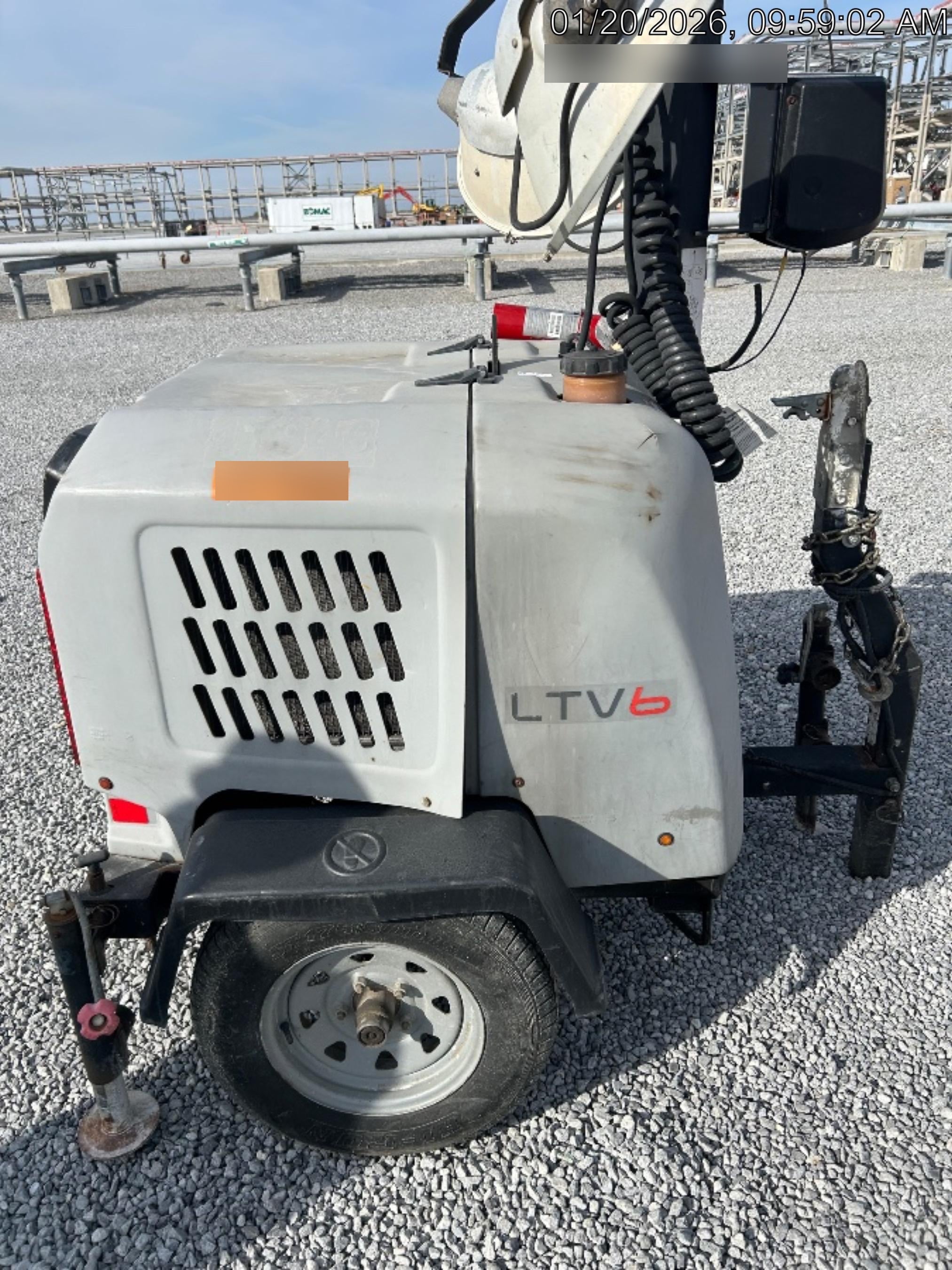 2019 Wacker Neuson LTV6K-MH Power mast, 1100W MH, Fuel Sensors, Wiring Harness