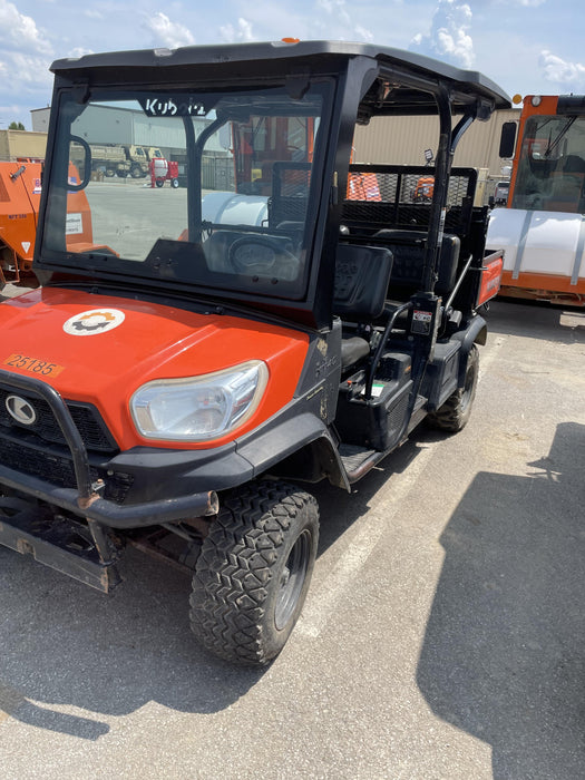 Kubota RTV-X1140W-H 4wd Utility Cart, LED Strobe, Windshield Tempered Glass, Pastic Canopy, Wire Harness Kit, Backup Alarm